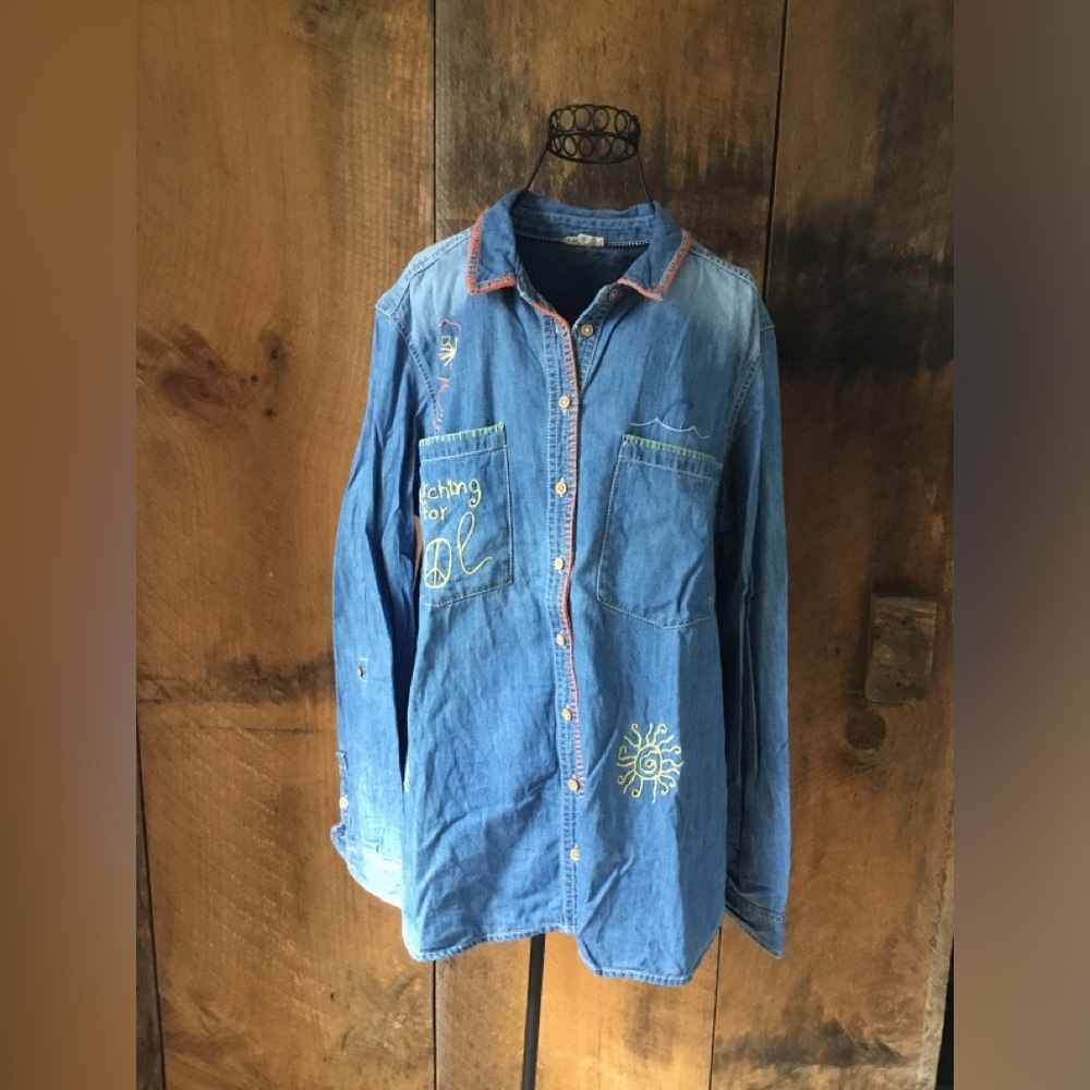 Pilcro Anthropologie Button Down